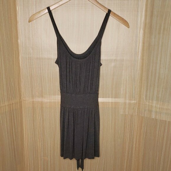 Three Dots Grey Knit Tunic Length Sleeveless Top - Picture 1 of 4